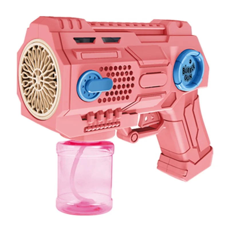 695-1 Toddler Automatic Bubble Maker Electric Toy Kids Bubble Machine Birthday Gift - Pink