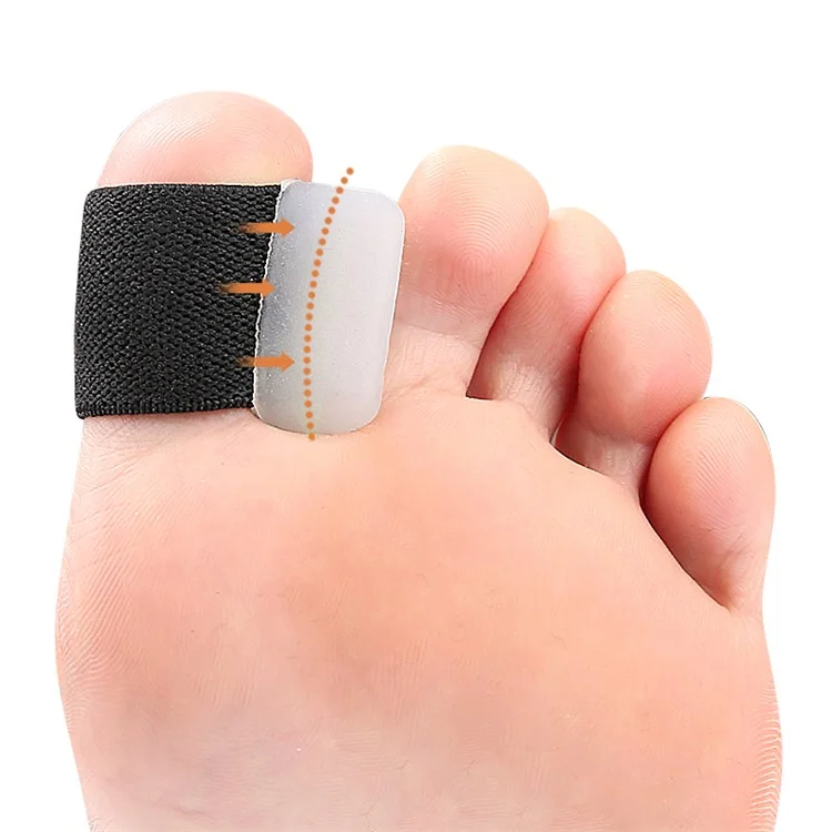 114 Zehentrenner Größe L / Paar Hallux Valgus Korrektur Zehenspreizer Gel-Kissen zur Schmerzlinderung Komfortables Tragen - Schwarz
