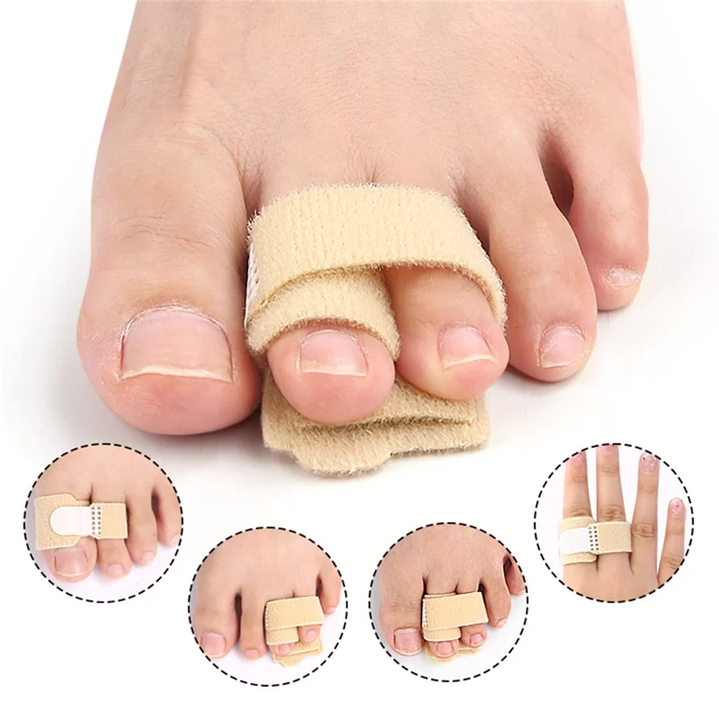011 Separatore per Dita 1 Pezzo Correttore Alluce Valgo Distanziatore per Alluce Raddrizzatore con Piastra in Alluminio Integrata - Nude