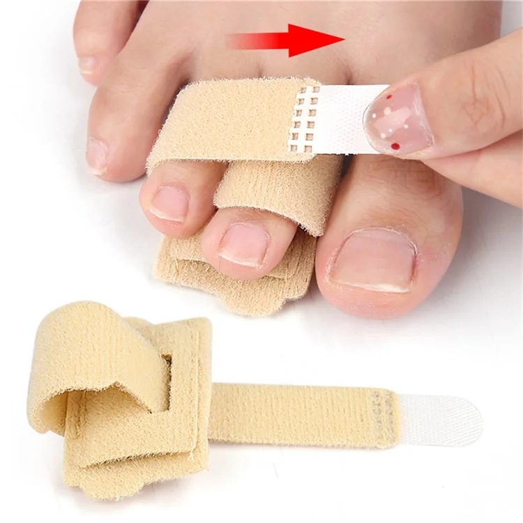 011 1 Pièce Séparateur d'Orteils Correcteur d'Hallux Valgus Écarteur d'Orteils Redresseur avec Plaque en Aluminium Intégrée - Noir