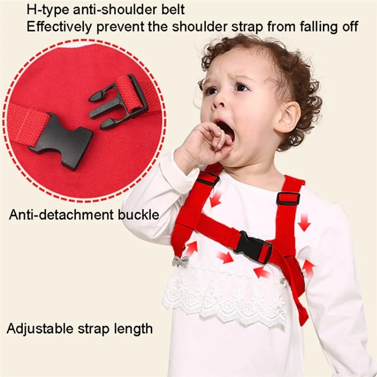 Wings Design Baby Toddler Walking Harness Kids Safety Harness with Rein Strap - Blue