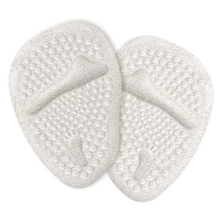 1 Paar Gel-Metatarsal-Polster in Einheitsgröße, rutschfest, Fußkissen zur Schmerzlinderung - Elastischer Lint Apricot