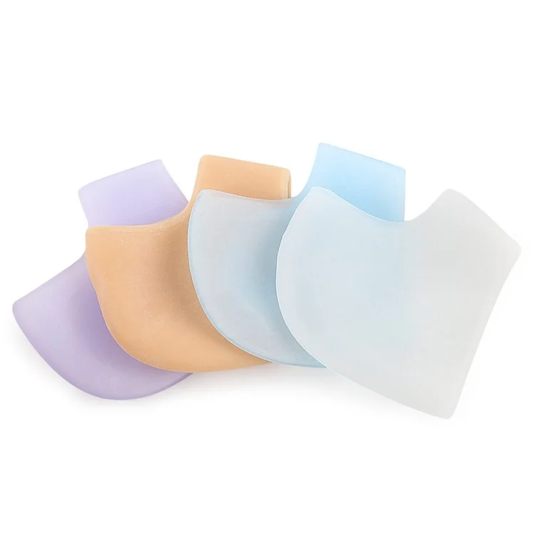1 Paar Einheitsgröße Fersenschutz-Sleeve SEBS Polster für Plantarfasziitis Kallus Sporn - Weiß