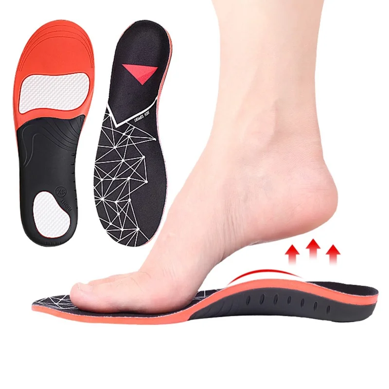 068 1 Paire de Semelles Orthopédiques de Soutien de la Voûte Plantaire pour le Mal des Pieds Plats, Taille M