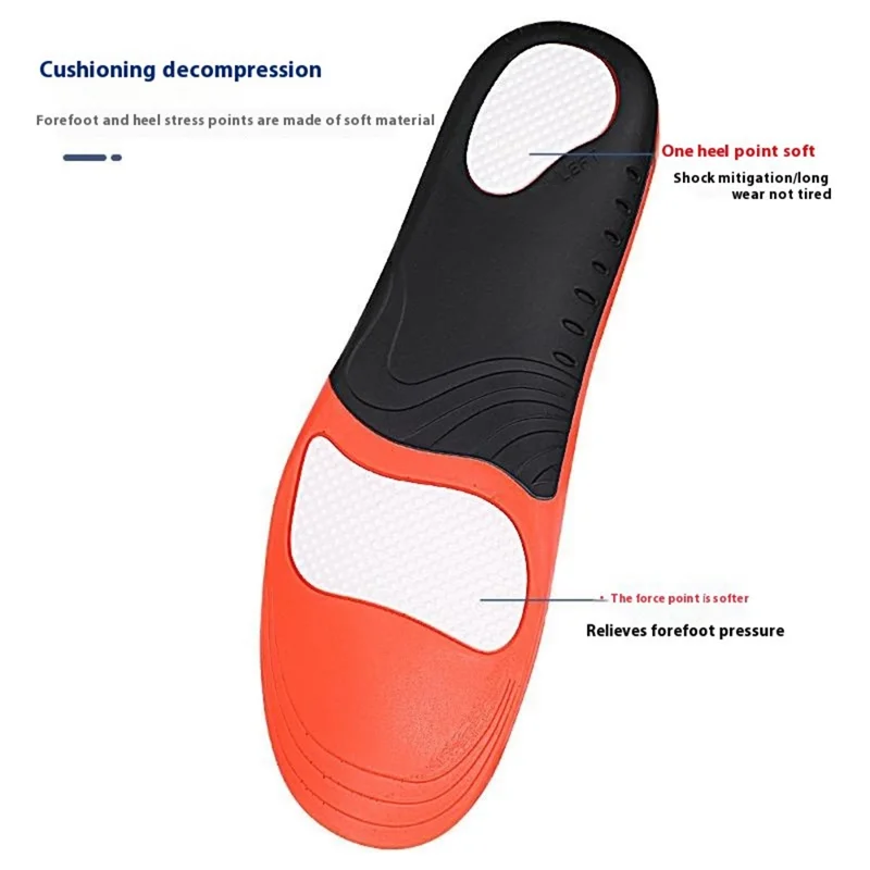 068 1 Paire de Semelles de Support de Voûte Plantaire à Haute Voûte, Taille XL