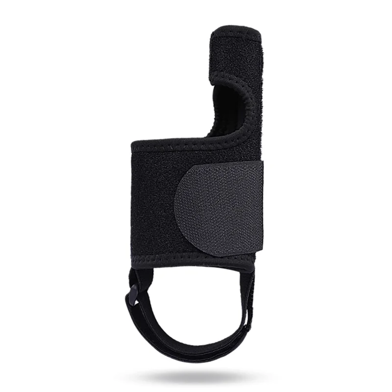 003 1 Peça Separador de Dedos Corretor Protetor de Joanete Ajustável para Hálux Valgo / Alívio da Dor no Pé - Preto / Direito
