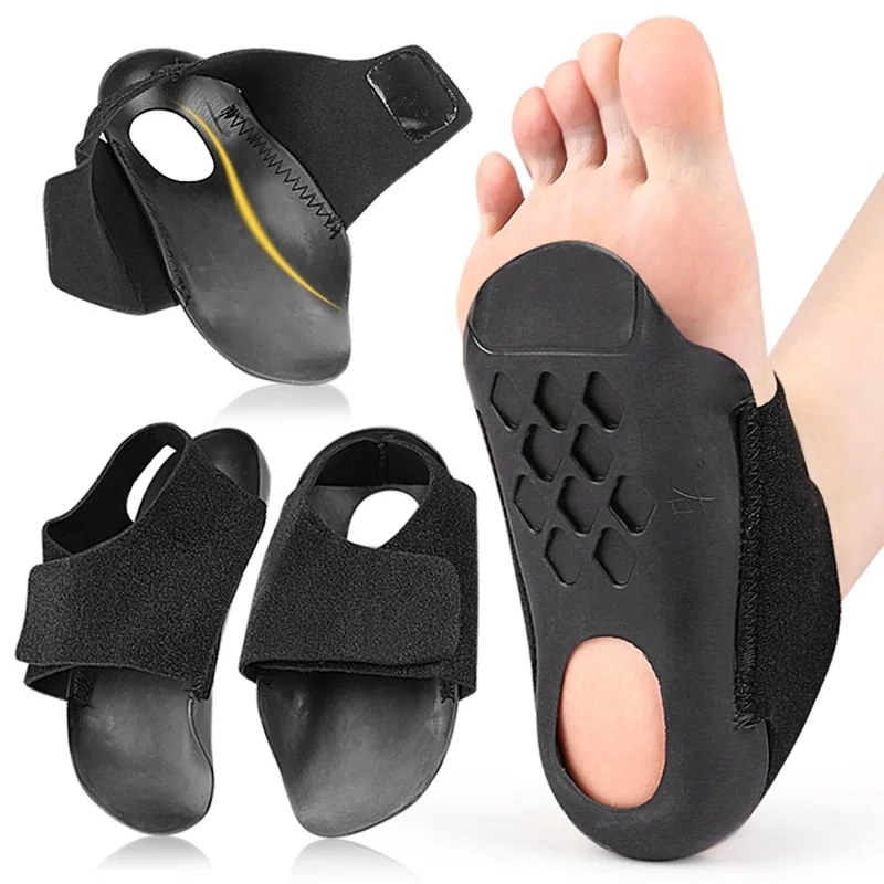 069 1 Pair Orthopedic Arch Support Insole with Arch Half Cushion for X / O Type Leg Wearable Shoe Heel Cover, Size L
