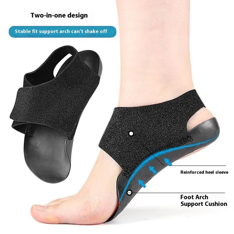 069 1 Pair Orthopedic Arch Support Insole with Arch Half Cushion for X / O Type Leg Wearable Shoe Heel Cover, Size L