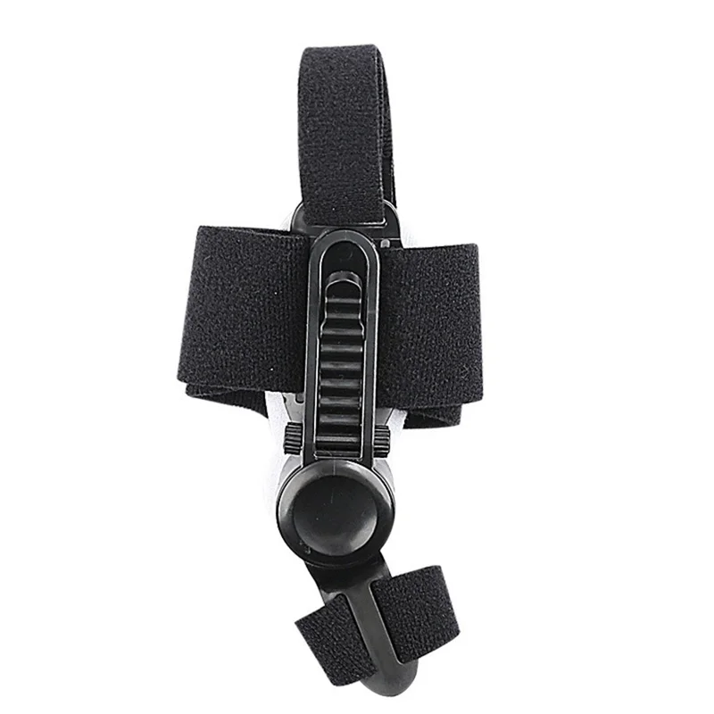 Corrector de Juanto Valgo Ajustable con Soporte ABS, Correa Mágica, Almohadilla de Silicona y Separador de Dedos para la Corrección del Dedo del Pie - Negro