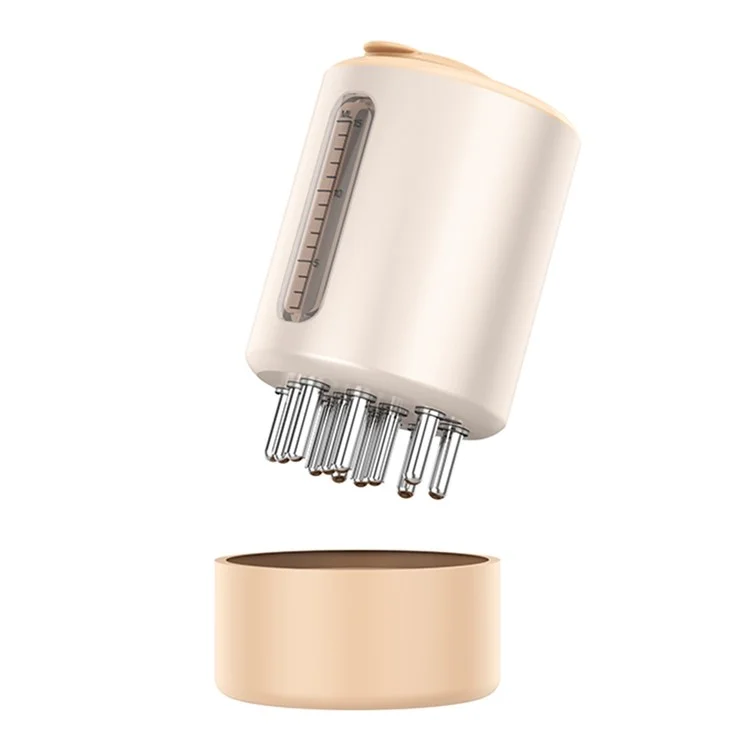 2327 Applicatore per massaggio del cuoio capelluto con luce rossa, Pettine con guida di liquido elettrico da 15 ml 