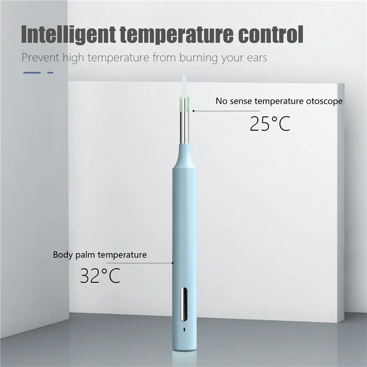 Z10 WiFi Visual Earwax Removal Tool Wireless Earwax Cleaner Digital Otoscope Ear Wax Cleaning Tool - White