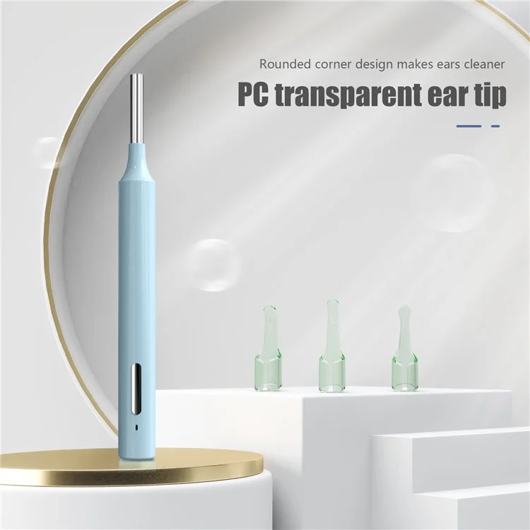 Z10 WiFi Visual Earwax Removal Tool Wireless Earwax Cleaner Digital Otoscope Ear Wax Cleaning Tool - White
