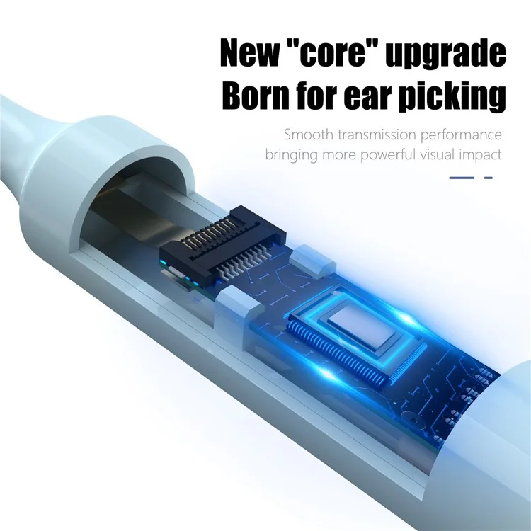 Z10 WiFi Visual Earwax Removal Tool Wireless Earwax Cleaner Digital Otoscope Ear Wax Cleaning Tool - White