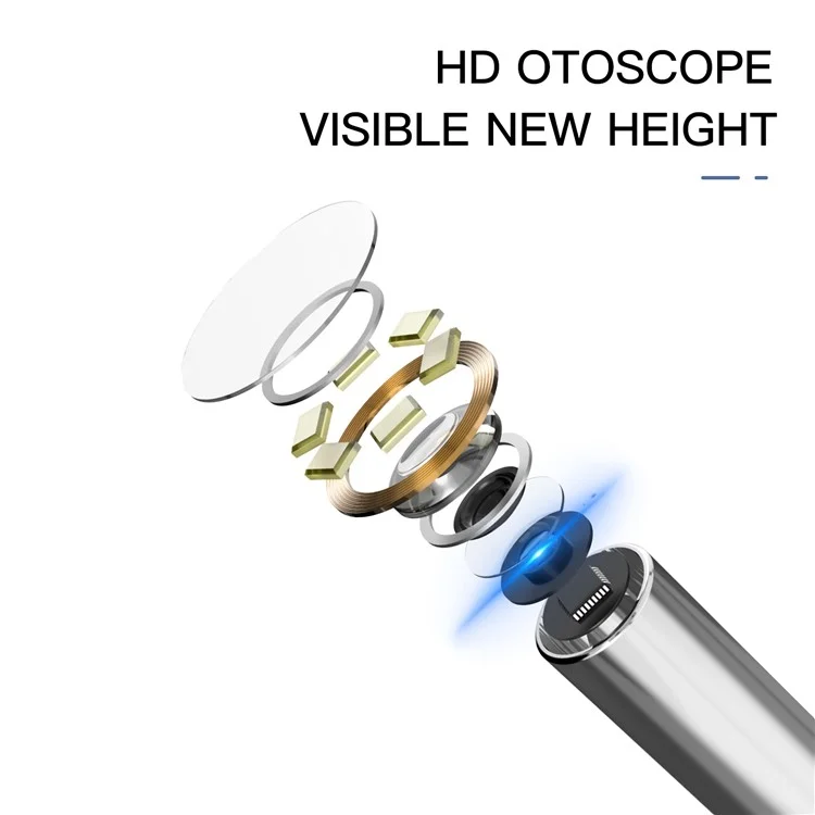 Z10 WiFi Visual Earwax Removal Tool Wireless Earwax Cleaner Digital Otoscope Ear Wax Cleaning Tool - White