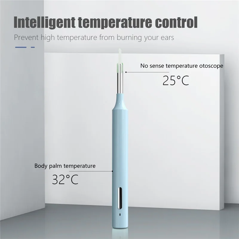 Z10 WiFi Visual Earwax Removal Tool Wireless Earwax Cleaner Digital Otoscope Ear Wax Cleaning Tool - Pink