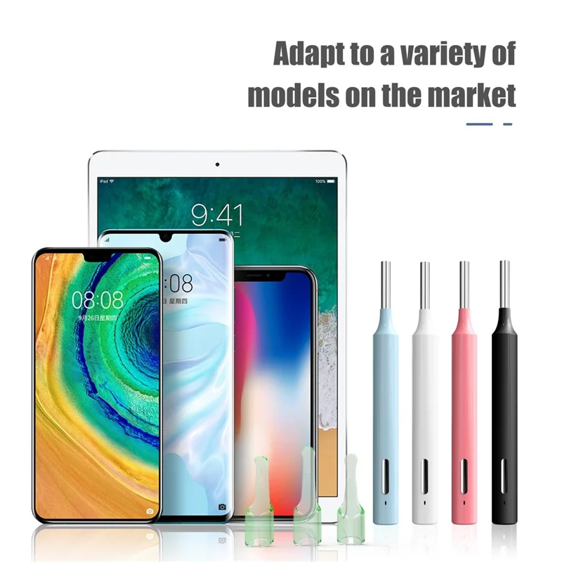 Z10 WiFi Visual Earwax Removal Tool Wireless Earwax Cleaner Digital Otoscope Ear Wax Cleaning Tool - Pink