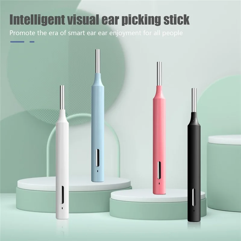 Z10 WiFi Visual Earwax Removal Tool Wireless Earwax Cleaner Digital Otoscope Ear Wax Cleaning Tool - Pink