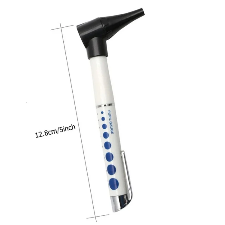 Otoscope médical Otoscope médical pour l'oreille Ophtalmoscope Stylo Lumière d'oreille Loupe pour l'oreille Ensemble de nettoyage d'oreille Outil de diagnostic clinique