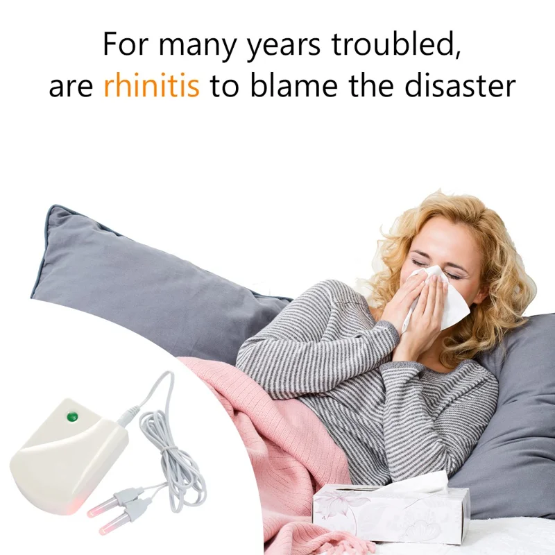 Nose Health Care Allergy Reliever Rhinitis Sinusitis Cure Massager Laser Infrared Therapy Instrument