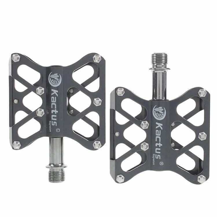 1 Pair of Magnesium Alloy Bicycle Pedals CNC Technology - Grey