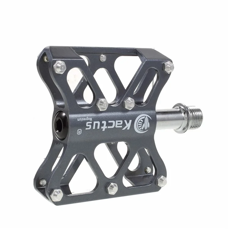 1 Pair of Magnesium Alloy Bicycle Pedals CNC Technology - Grey