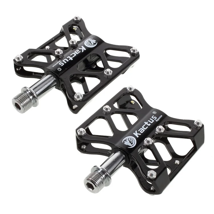 1 Pair of Magnesium Alloy Mountain Bike Platform CNC Technology - Black