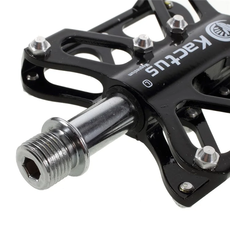 1 Pair of Magnesium Alloy Mountain Bike Platform CNC Technology - Black