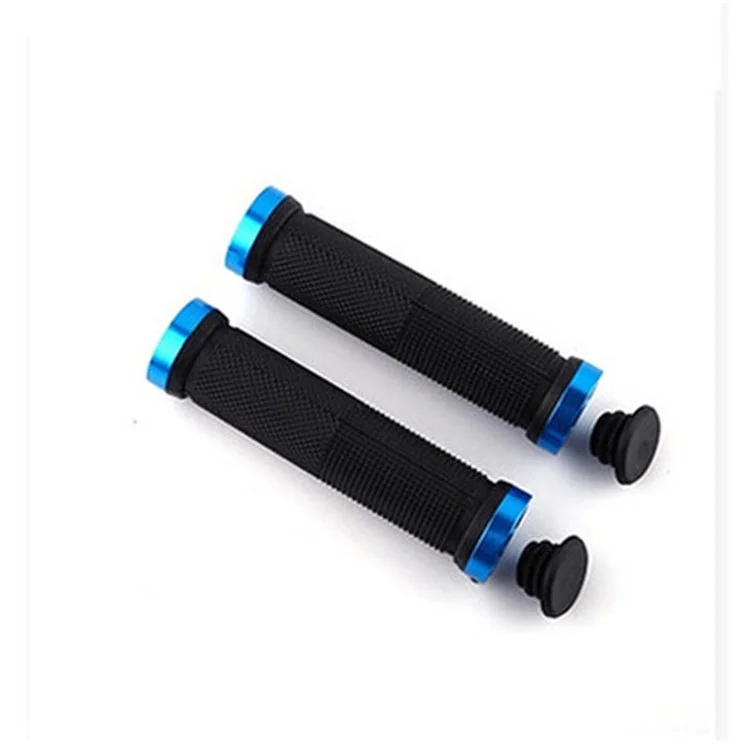Cycling Mountain Bike Grips Non-Slip Aluminium Alloy Handle Bar Cover - Blue