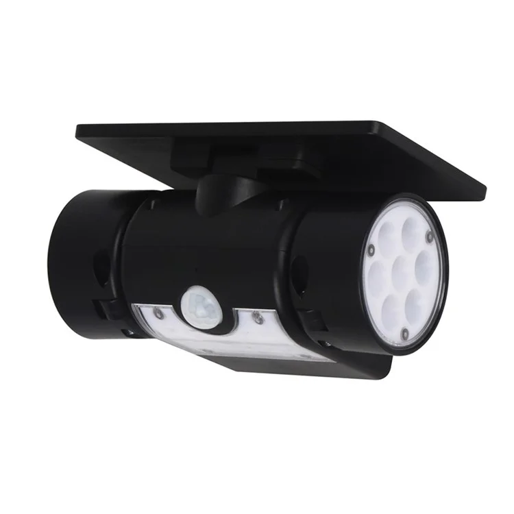 Lámpara Solar de Luz Solar de 30 Led PIR Lámpara Solar PIR Motion Spotlight Flight de Pared Impermeable al Aire Libre - Blanco