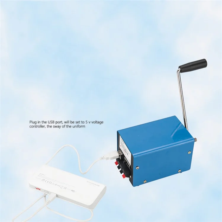 Outdoor Portable Generator Multifunction High-power Manual Crank