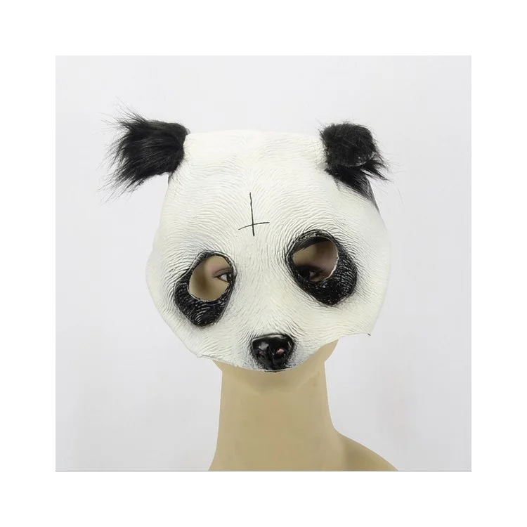 Animal Panda Latex Mask Halloween Costume Party Cosplay