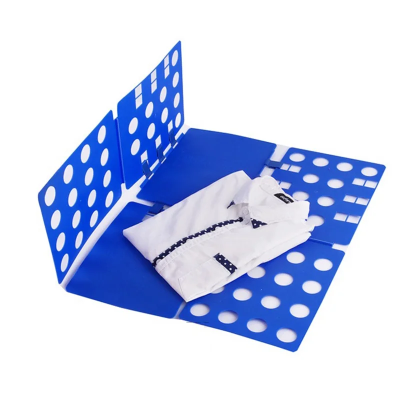 T-shirt di Grandi Dimensioni Per Adulti Organizzatore di Cartelle Per Abbigliamento Per Abbigliamento - Blu