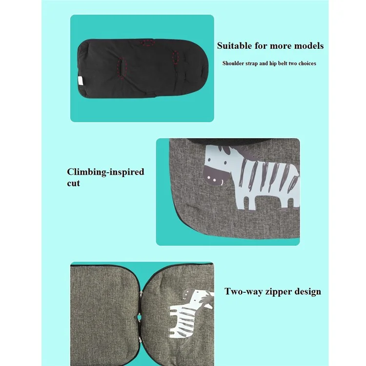 Newborn Envelope Sleeping Bag Baby Swaddle Blanket Infant Baby Sleeping Bag for Stroller
