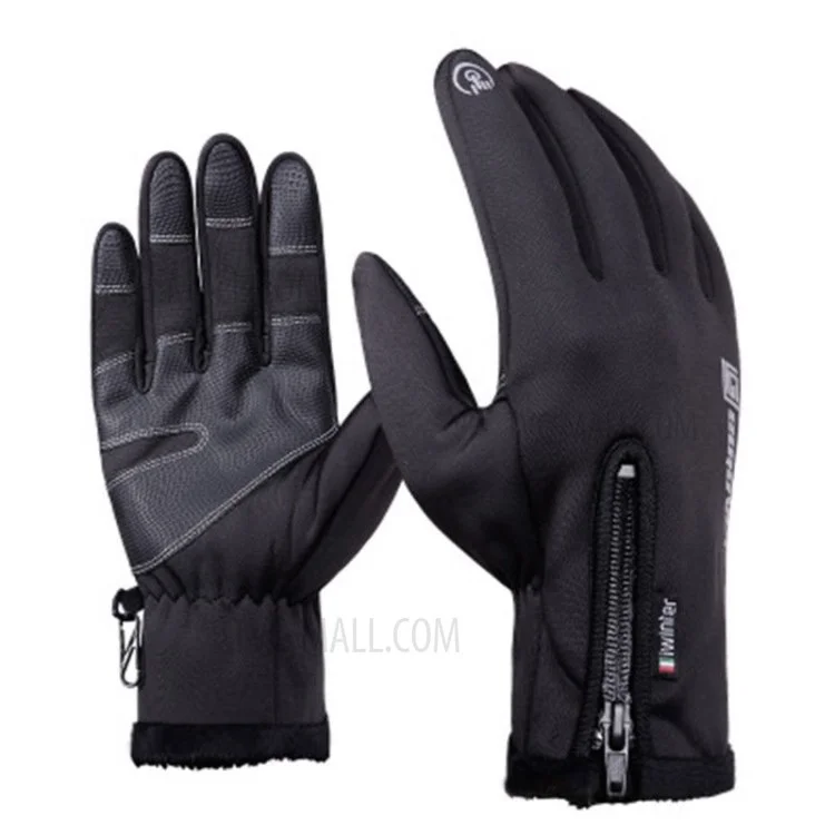 Touch Screen Windproof Waterproof Outdoor Sport Unisex Winter Warm Gloves - Size: S / Palm Width: 7-7.5cm