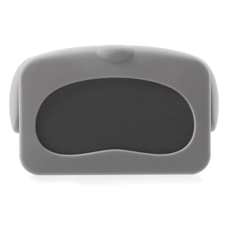 LJA-002 Lovely Grey Dog Shaped LED Ultra-quiet Sound Control Alarm Clock with Temperature Dispaly