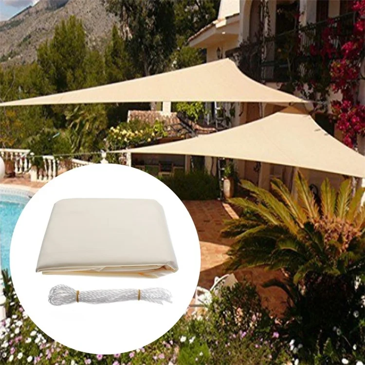 Triangle de Protection UV Protection UV Shade Share Shade, Taille: 3,6 x 3,6 x 3,6 m - Blanche