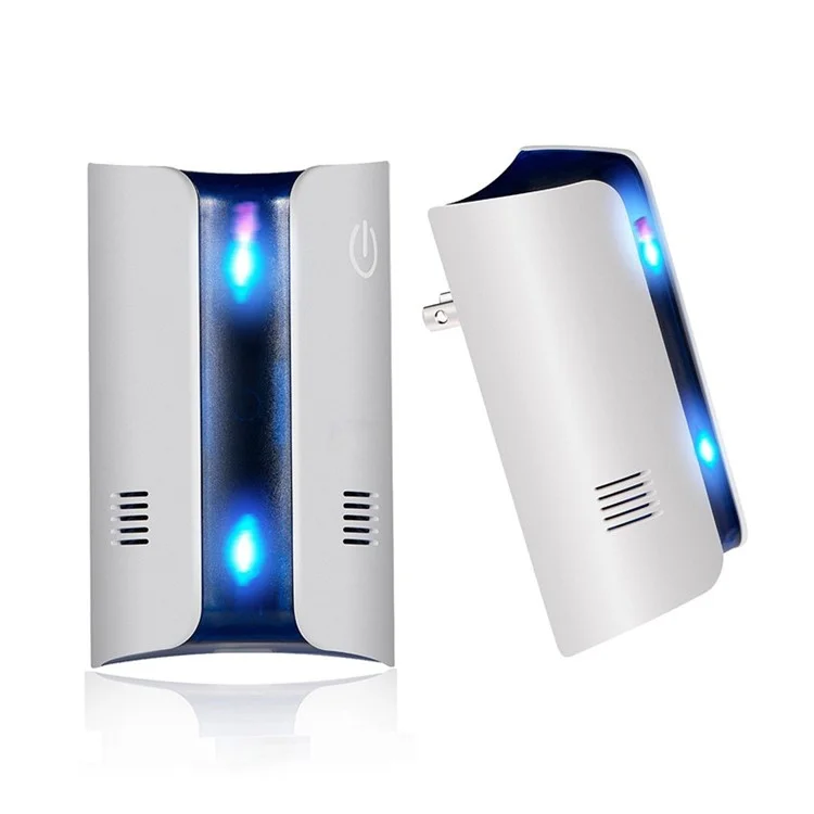2Pcs/Set Multi-function Ultrasonic Electromagnetic Rats Pest Repellent Plug-in Indoor and Outdoor Use - EU Plug