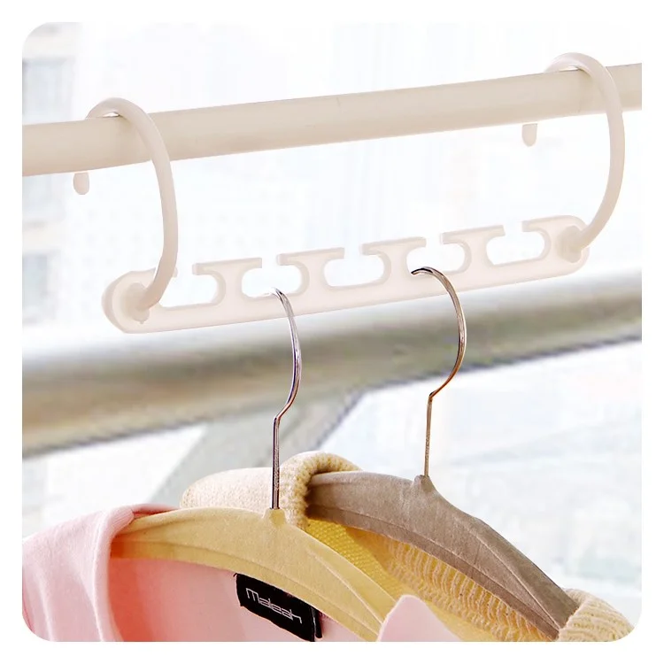 8Pcs/Set Space Saving Hanger Magic Clothes Hanger with Hook Closet Organizer