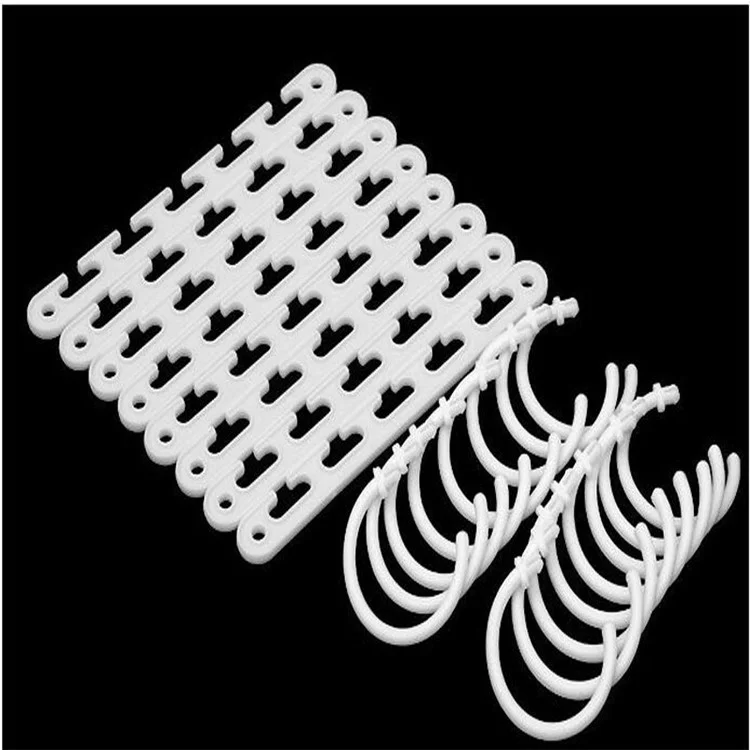 8Pcs/Set Space Saving Hanger Magic Clothes Hanger with Hook Closet Organizer