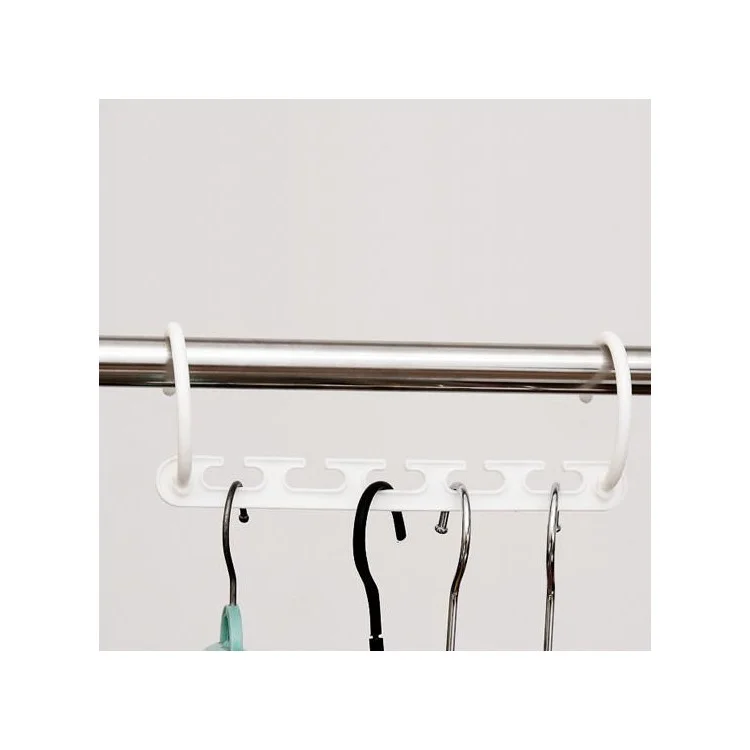 8Pcs/Set Space Saving Hanger Magic Clothes Hanger with Hook Closet Organizer