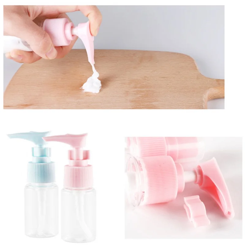 Set da 9 pezzi di bottiglie e contenitori da viaggio portatili per animali domestici - rosa