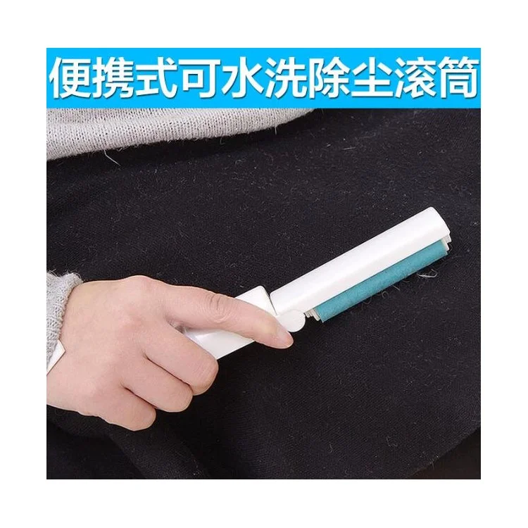 2Pcs/Set Washable Travel Lint Roller Reusable Sticky Picker Cleaner Sticky Lint Roller - Blue