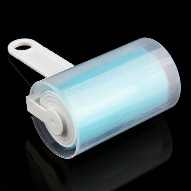 2Pcs/Set Washable Travel Lint Roller Reusable Sticky Picker Cleaner Sticky Lint Roller - Blue