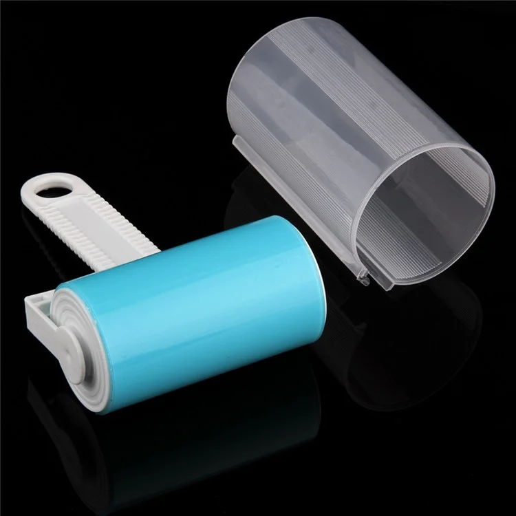 2Pcs/Set Washable Travel Lint Roller Reusable Sticky Picker Cleaner Sticky Lint Roller - Blue