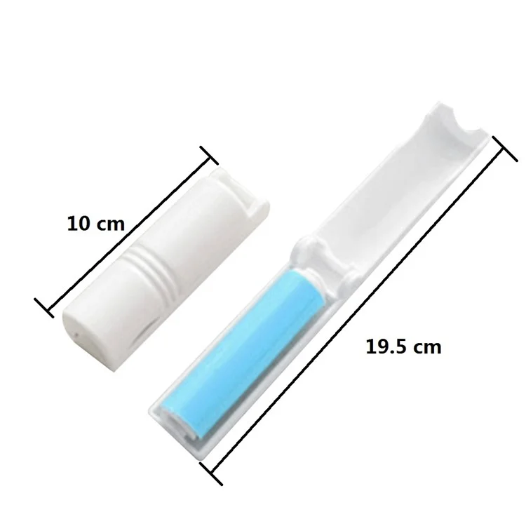 2Pcs/Set Washable Travel Lint Roller Reusable Sticky Picker Cleaner Sticky Lint Roller - Blue