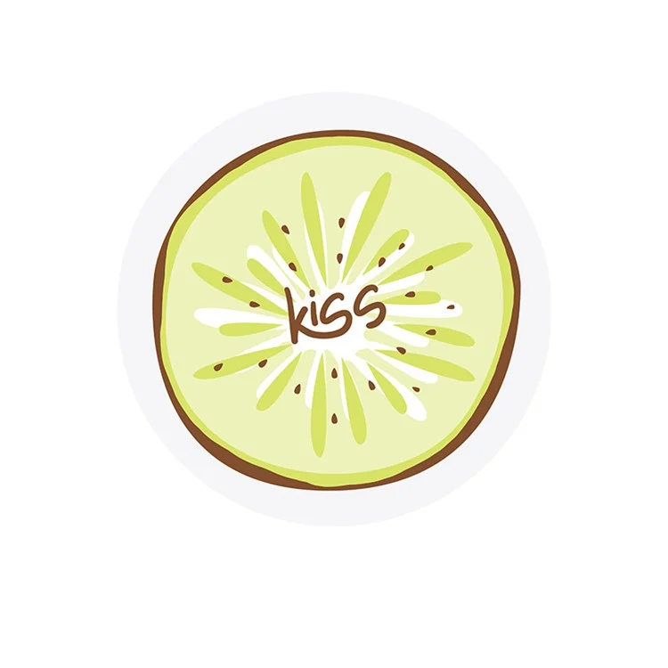Patrón De Fruta Adorable Impermeable Ducha Elástica Tapa De Baño - Kiwi