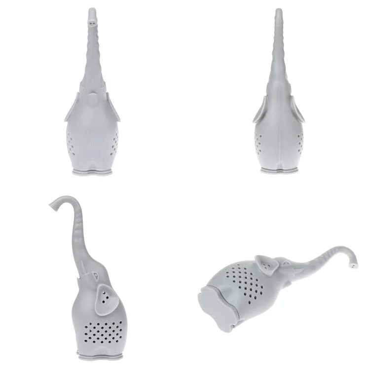 7 Pcs Cute Food-grade Silicone Tea Strainer Tea Infuser (Man, Monkey, Sea Lions, Elephant, Shark, Dog, Sloth)