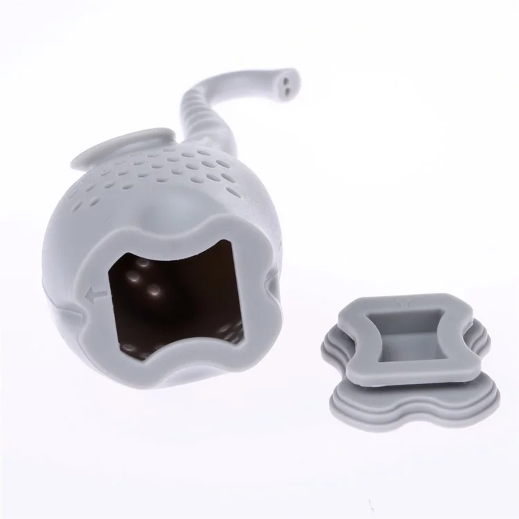 7 Pcs Cute Food-grade Silicone Tea Strainer Tea Infuser (Man, Monkey, Sea Lions, Elephant, Shark, Dog, Sloth)