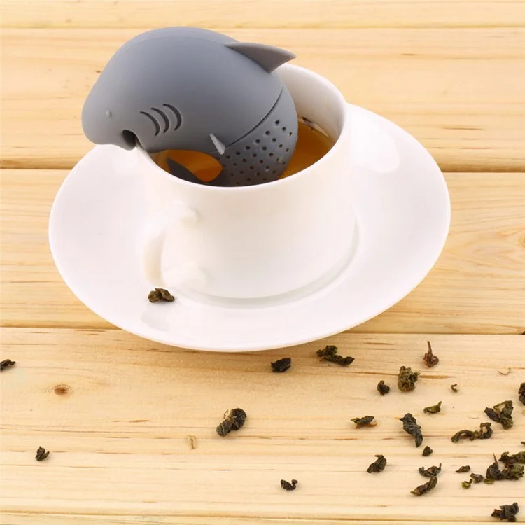 7 Pcs Cute Food-grade Silicone Tea Strainer Tea Infuser (Man, Monkey, Sea Lions, Elephant, Shark, Dog, Sloth)