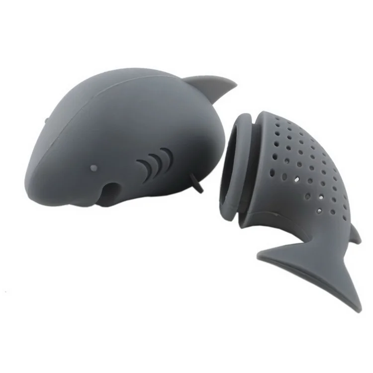 7 Pcs Cute Food-grade Silicone Tea Strainer Tea Infuser (Man, Monkey, Sea Lions, Elephant, Shark, Dog, Sloth)